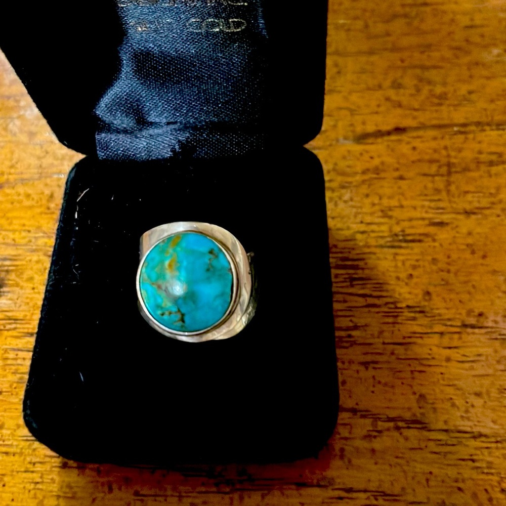 Beautiful turquoise ring from Cozumel.